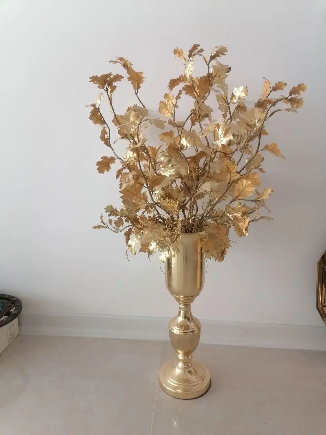 گل وگلدان طلایی|گل مصنوعی|رفسنجان, |دیوار