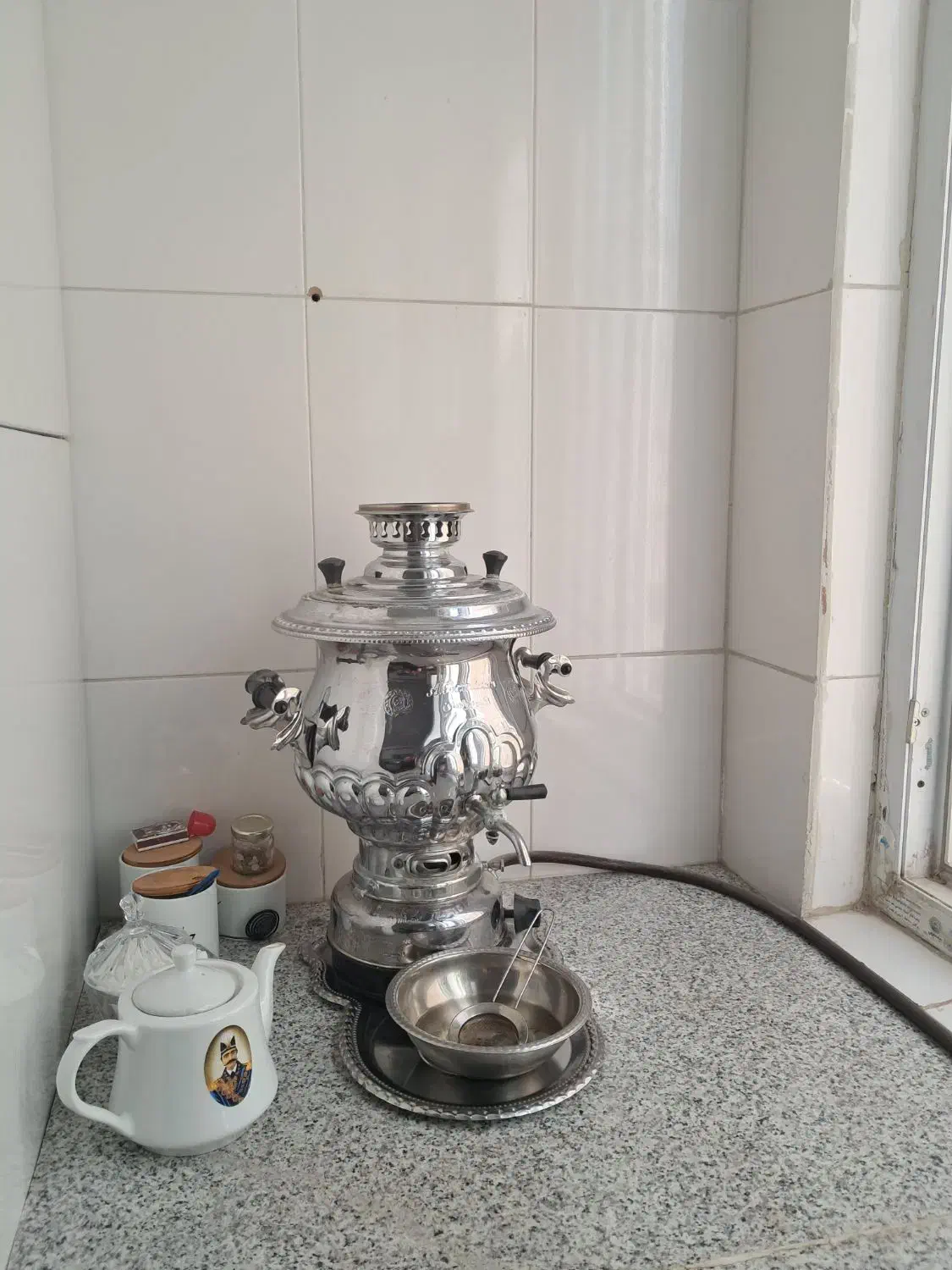 سماورگازی درحدنووآبکش استیل درحدنو|سماور، چایساز، قهوهساز|نورآباد, |دیوار