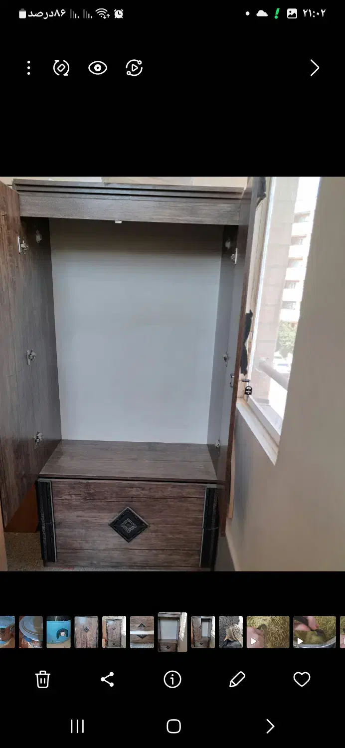 کمد لباس|جاکفشی، کمد، دراور|اصفهان, لاله|دیوار