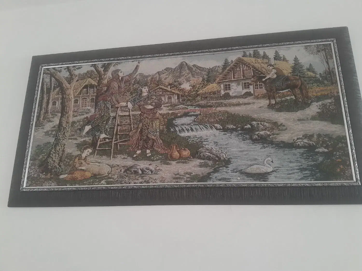 تابلو بزرگ در حد نو|تابلو فرش|بروجرد, |دیوار