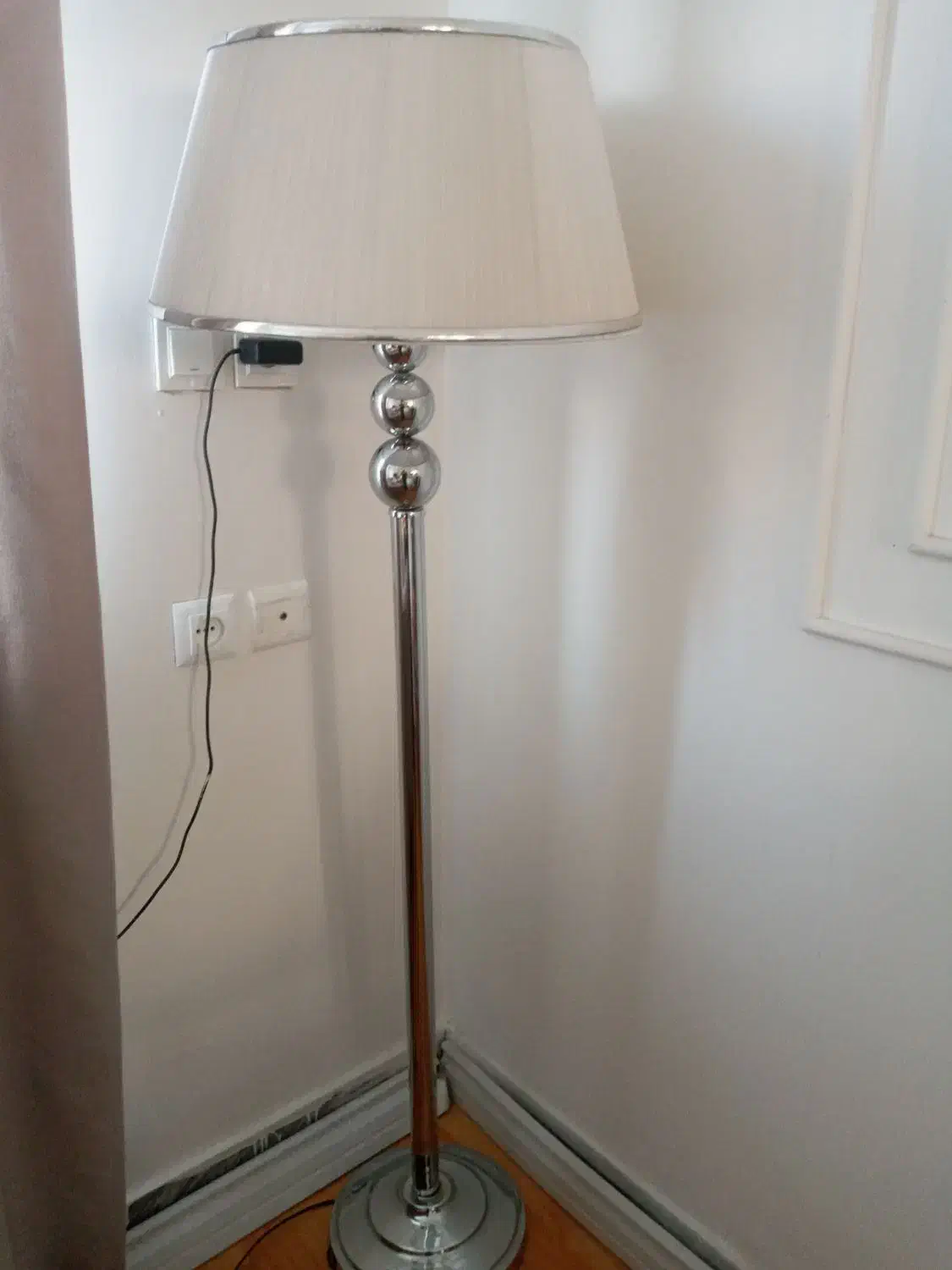 آباژور پایه بلند استیل|چراغ خواب و آباژور|کرمانشاه, |دیوار