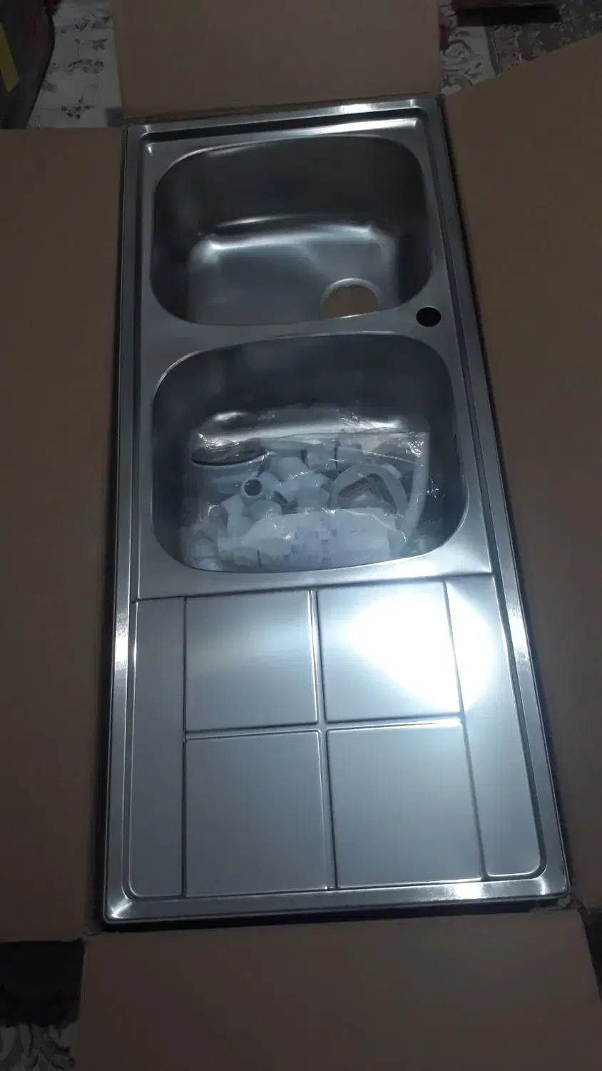 سینک استیل نو|مصالح و تجهیزات ساختمان|قشم, |دیوار