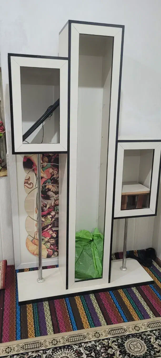 کتابخانه تمام ام دی اف|کتابخانه، شلف، قفسه‌های دیواری|اندیمشک, |دیوار
