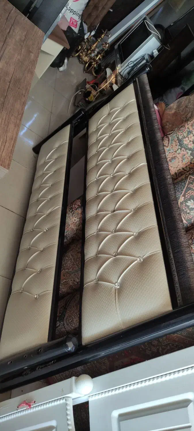 دوعدد تخت دونفره درحدنو باتشک 6800|تخت و سرویس خواب|لنگرود, |دیوار