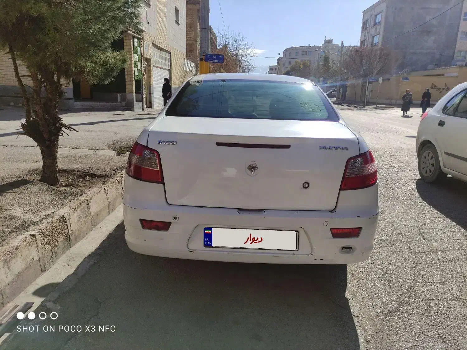 رانا ۹۳ tu5 سفید|خودرو سواری و وانت|شیراز, ترمینال باربری|دیوار