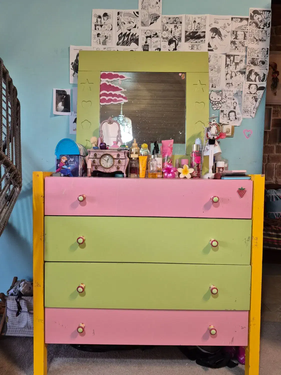 سرویس خواب ۳تیکه تمام چوب تُرک (برند چیلِک)|تخت و سرویس خواب|نور, |دیوار