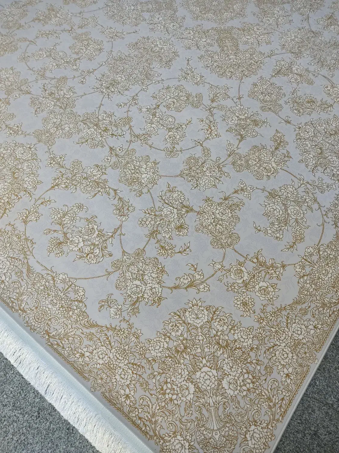 فرش۱۲۰۰شانه بدون حاشیه نخ ترک|فرش|قدس, شهر‌قدس|دیوار