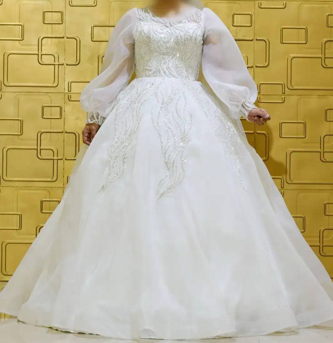 لباس عروس نونو تن نخورده خودم دوختم|لباس|قم, صدوق|دیوار