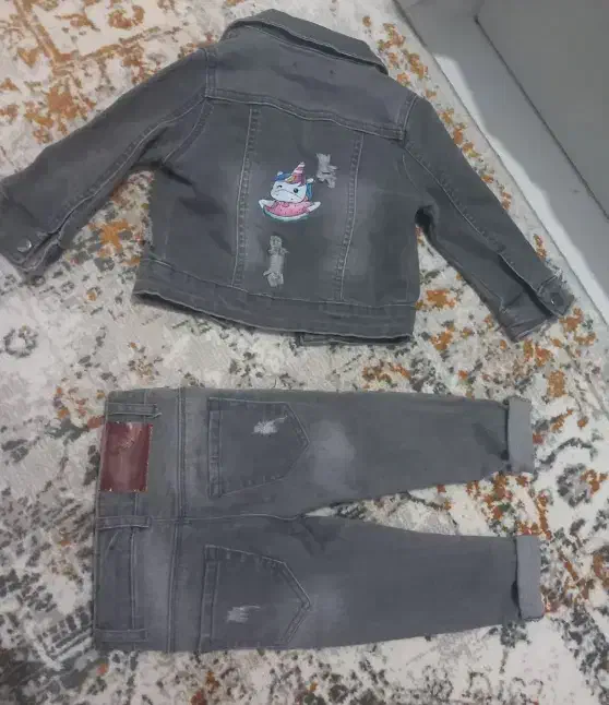 کت وشلوار پیراهن لباس مجلسی کاپشن دخترانه ۲سال|لباس|مشهد, شهرک شهید باهنر|دیوار