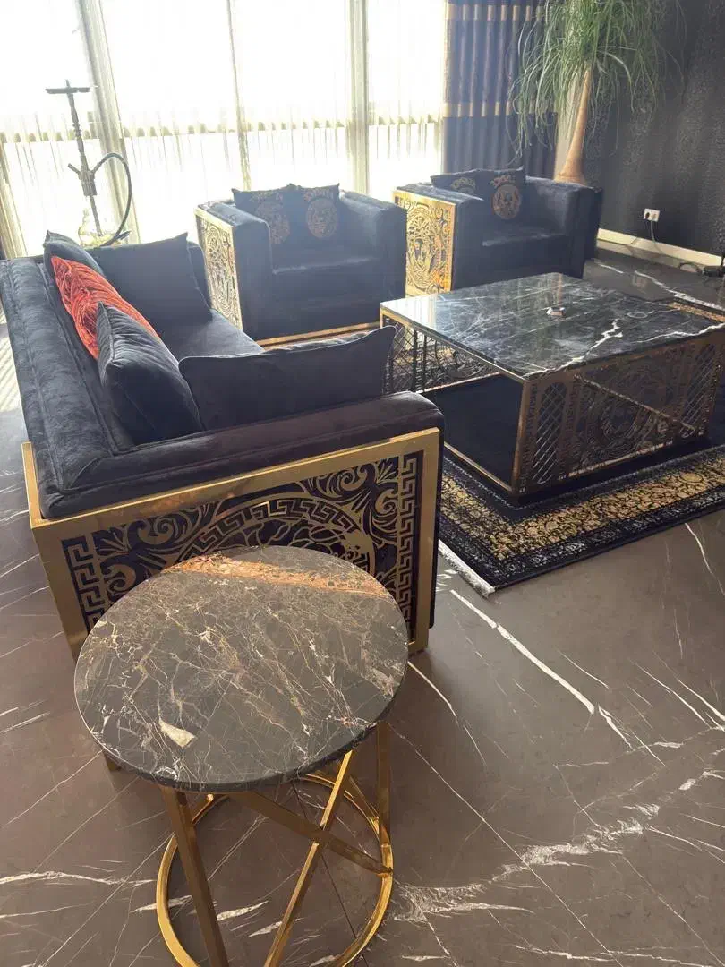 مبل ۷ نفره میز عسلی ومیز وسط|مبلمان خانگی و میز عسلی|فشم, |دیوار