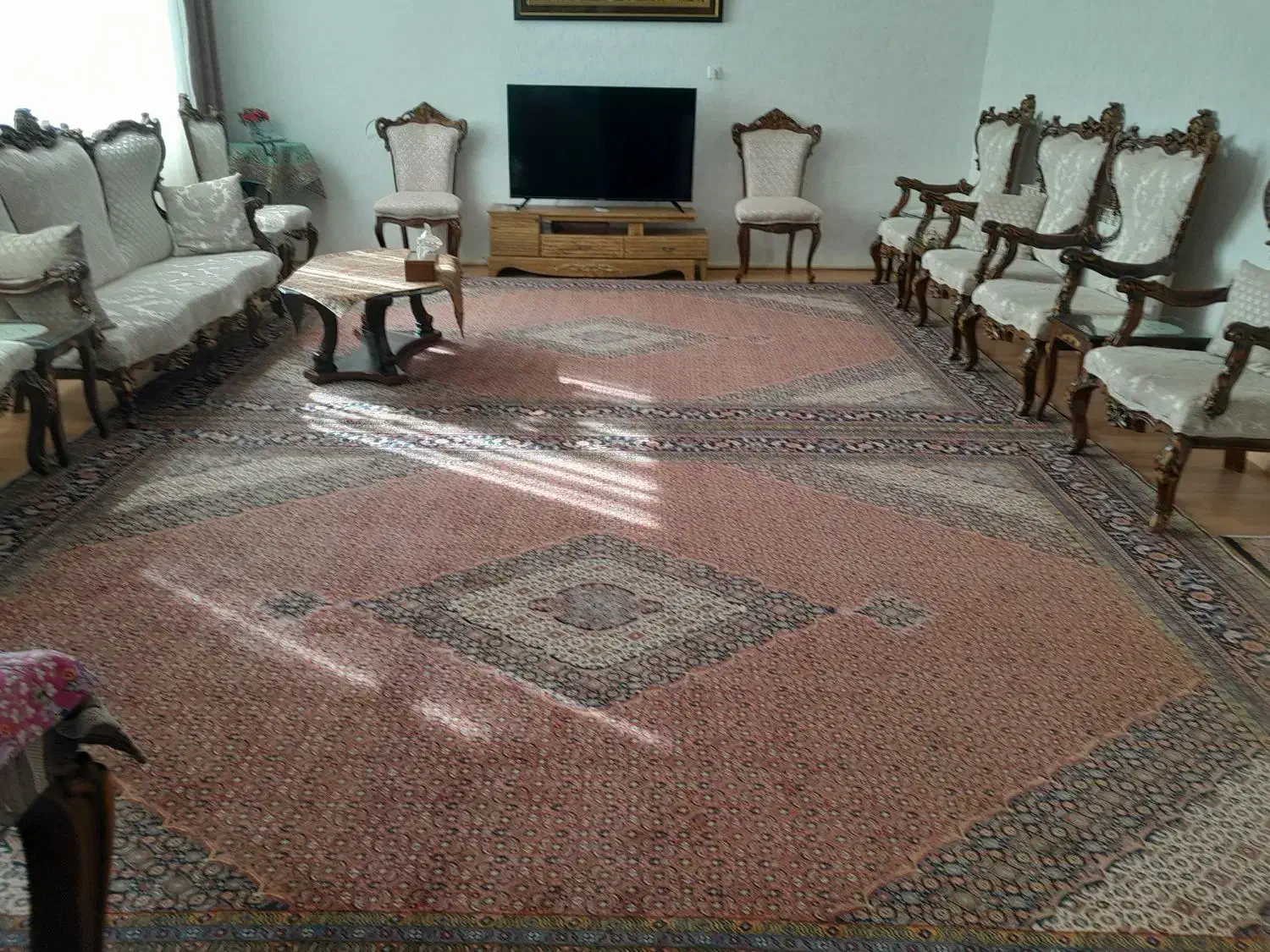 جفت فرش ۱۲ متری دستباف|فرش|اردبیل, |دیوار