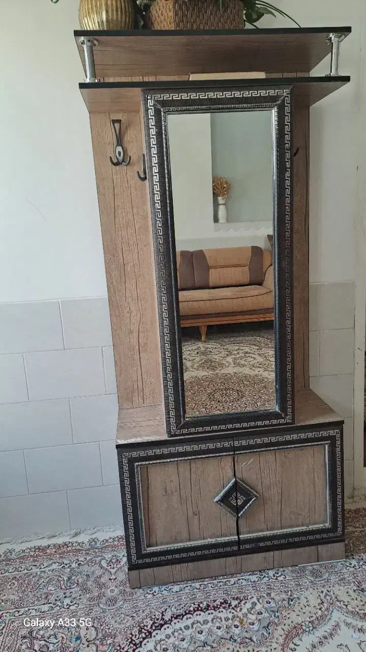 کمد و جاکفشی بافق|جاکفشی، کمد، دراور|بافق, |دیوار