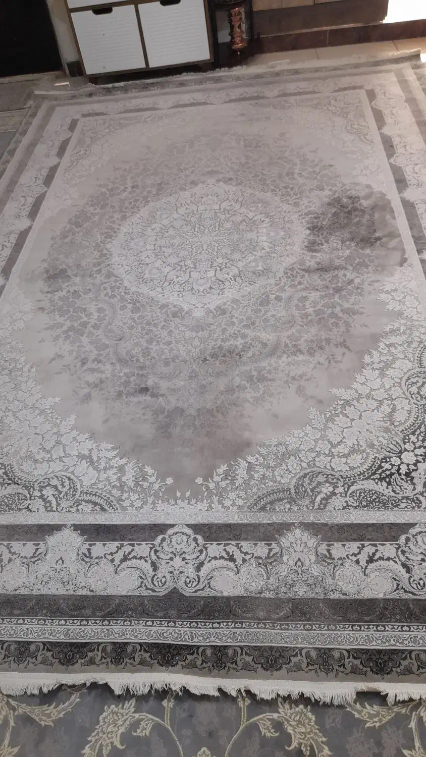 فرش ۹ متری ۱۲۰۰ شانه در حد نو|فرش|بومهن, |دیوار