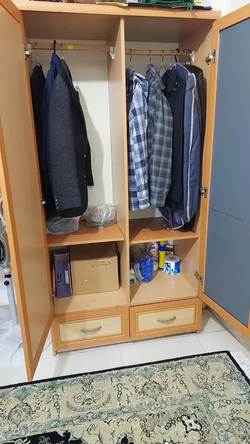 کمد لباس|جاکفشی، کمد، دراور|رشت, کوی حسینی|دیوار