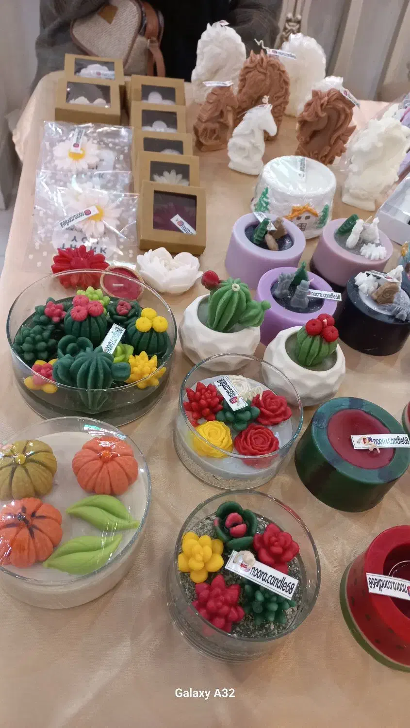 فروش انواع شمع دکوری و تزیینی|صنایع دستی و سایر لوازم تزئینی|فومن, |دیوار