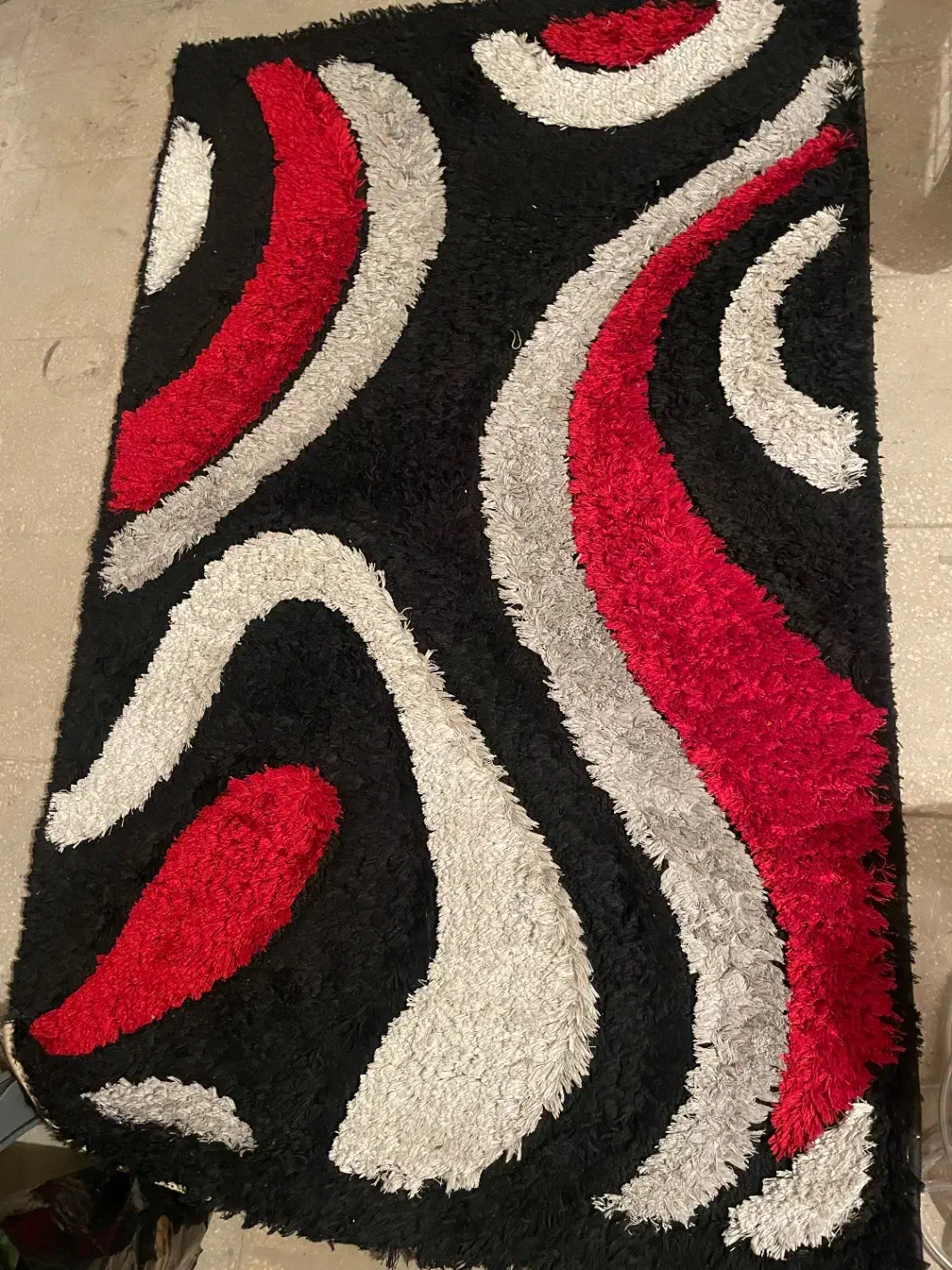 فروش فرش فانتزی تمیز 1 / 1.50|فرش|قزوین, |دیوار