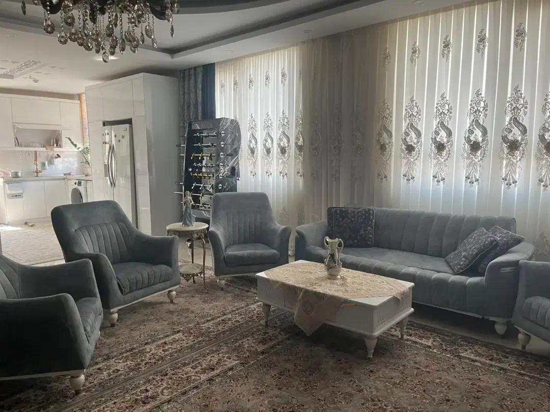 مبل راحتی ۷ نفره با جلو مبلی|مبلمان خانگی و میز عسلی|ری, اقدسیه|دیوار