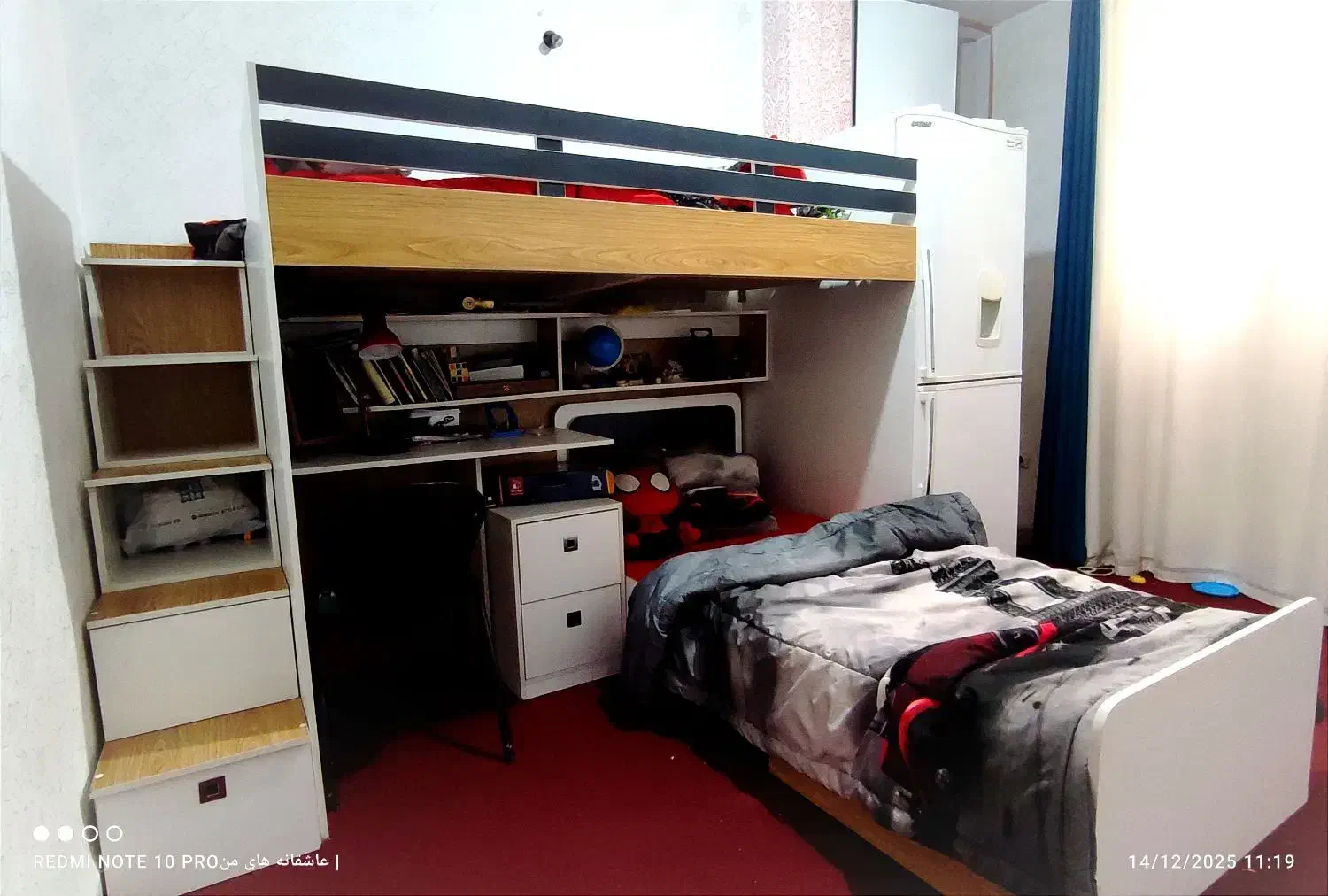 تخت خواب کودک ونوجوان|تخت و سرویس خواب|یاسوج, |دیوار