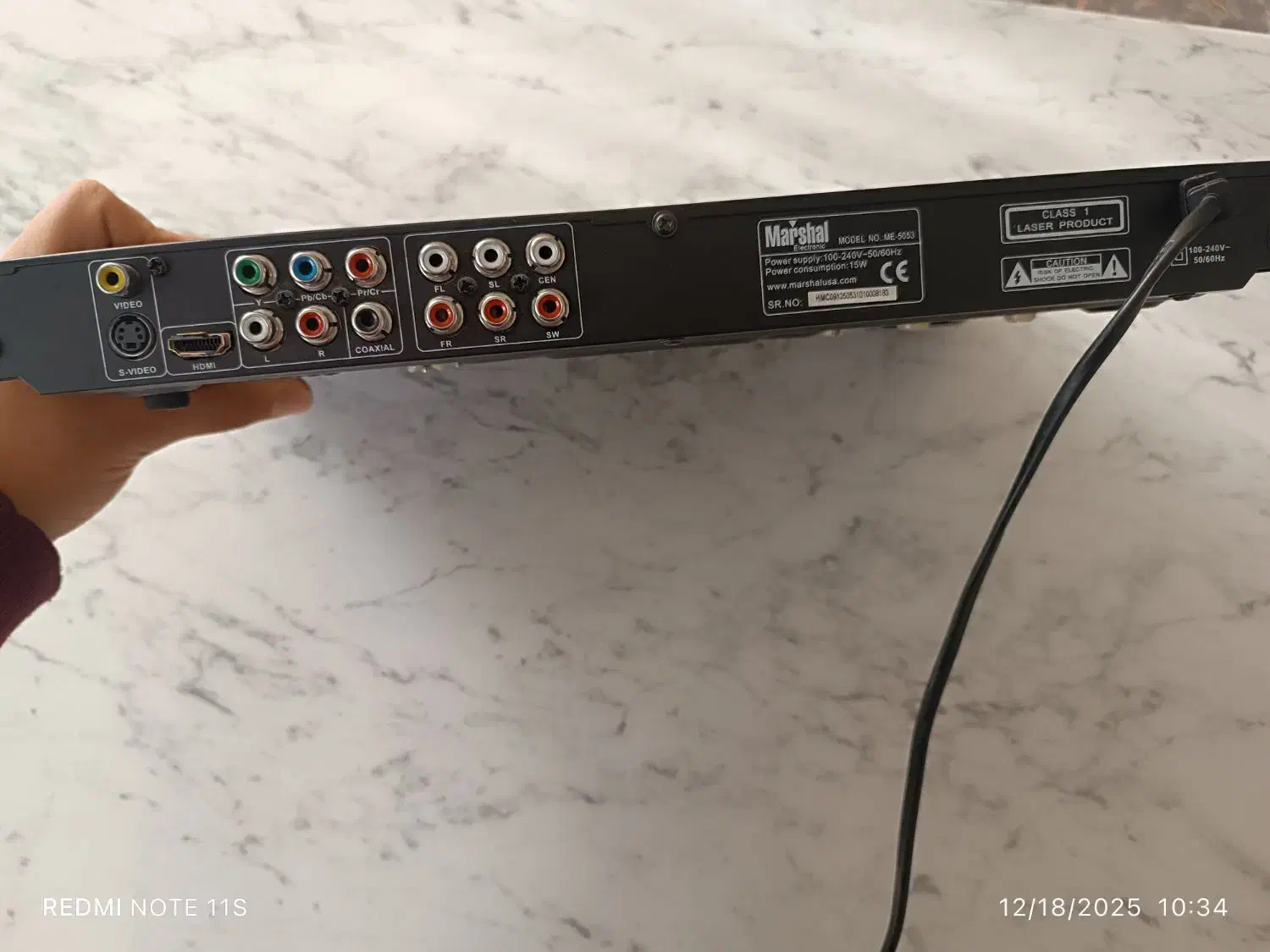 dvd مارشال|پخش‌کننده DVD و ویدیو|تبریز, |دیوار