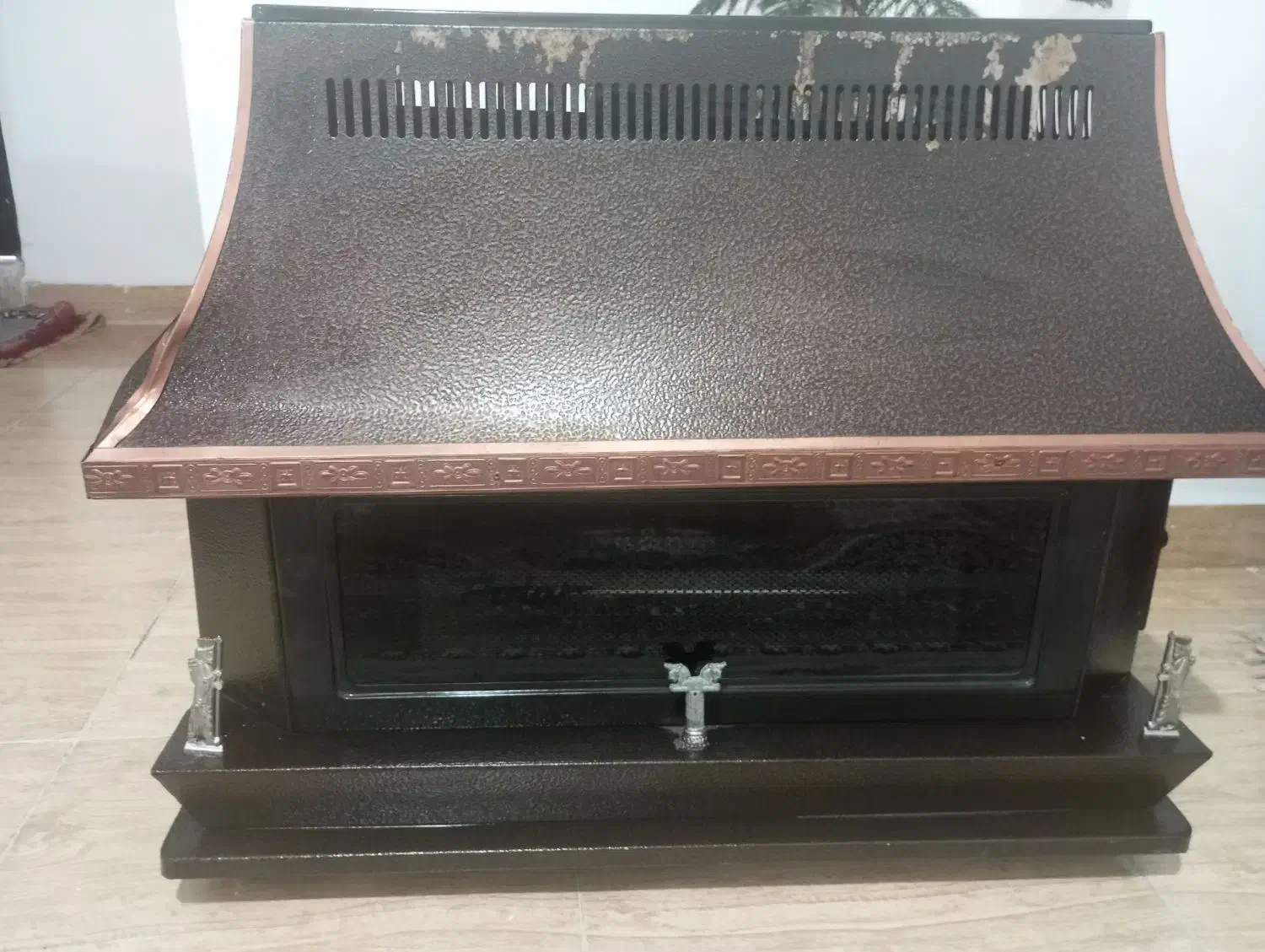 بخاری طرح شومینه پلار|بخاری، هیتر، شومینه|سنندج, |دیوار