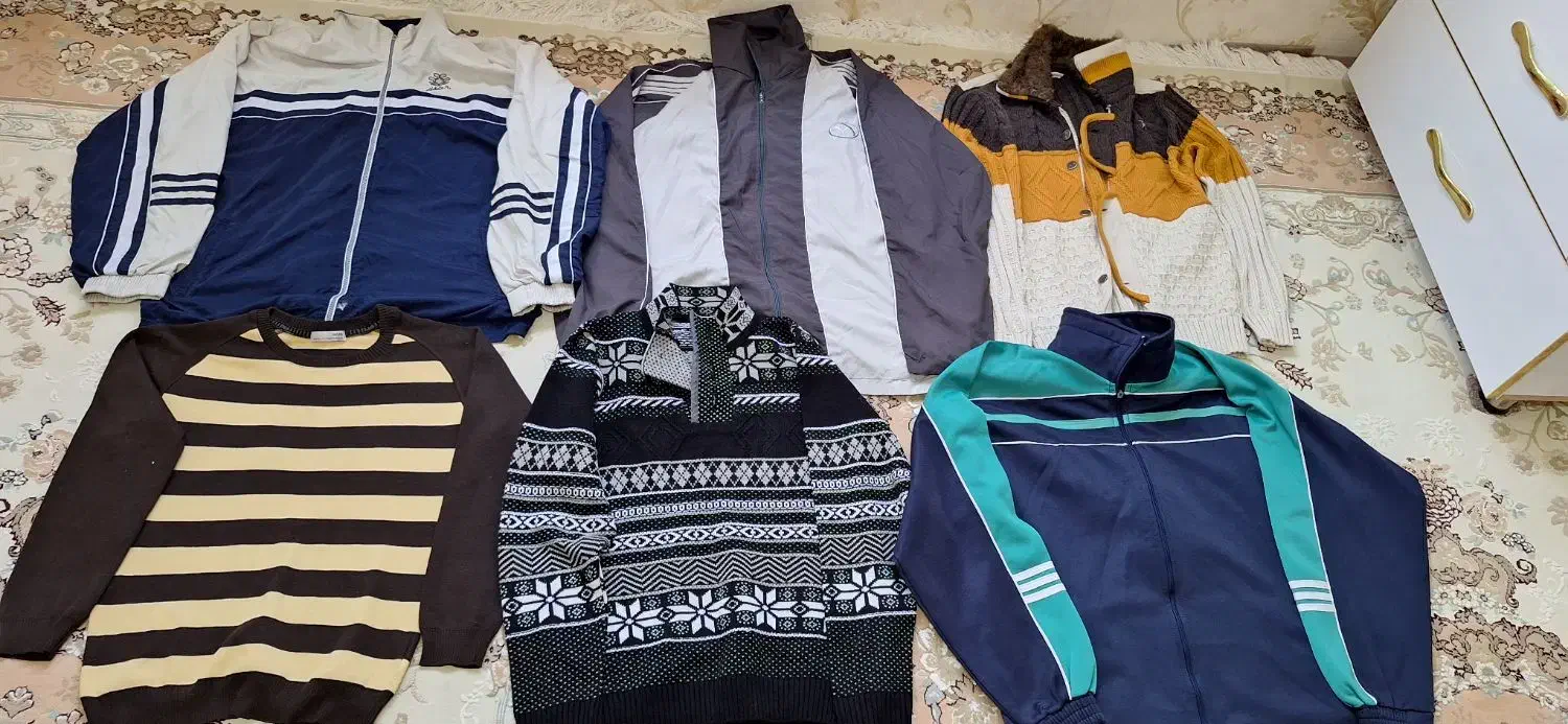 چند دست پلیور و کاپشن|لباس|جوانرود, |دیوار