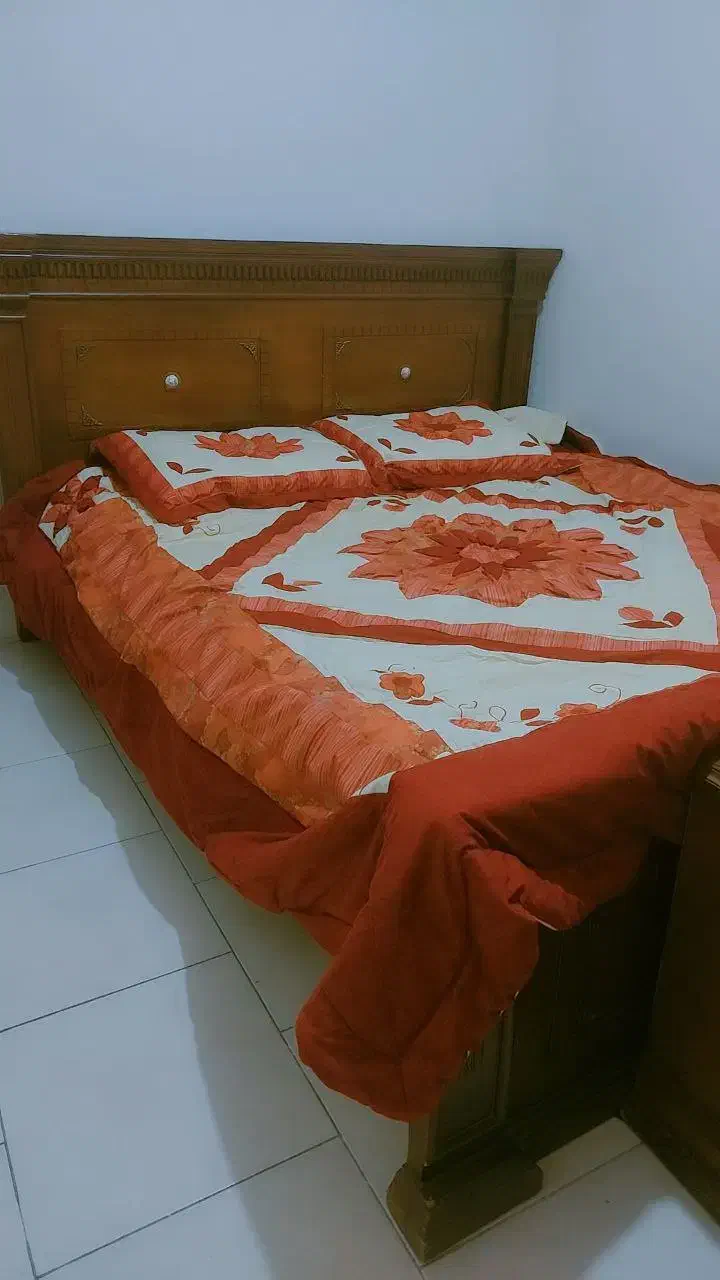 سرویس تخت خواب تمام چوب  همراه خوشخواب|تخت و سرویس خواب|مشهد, گلبرگ|دیوار