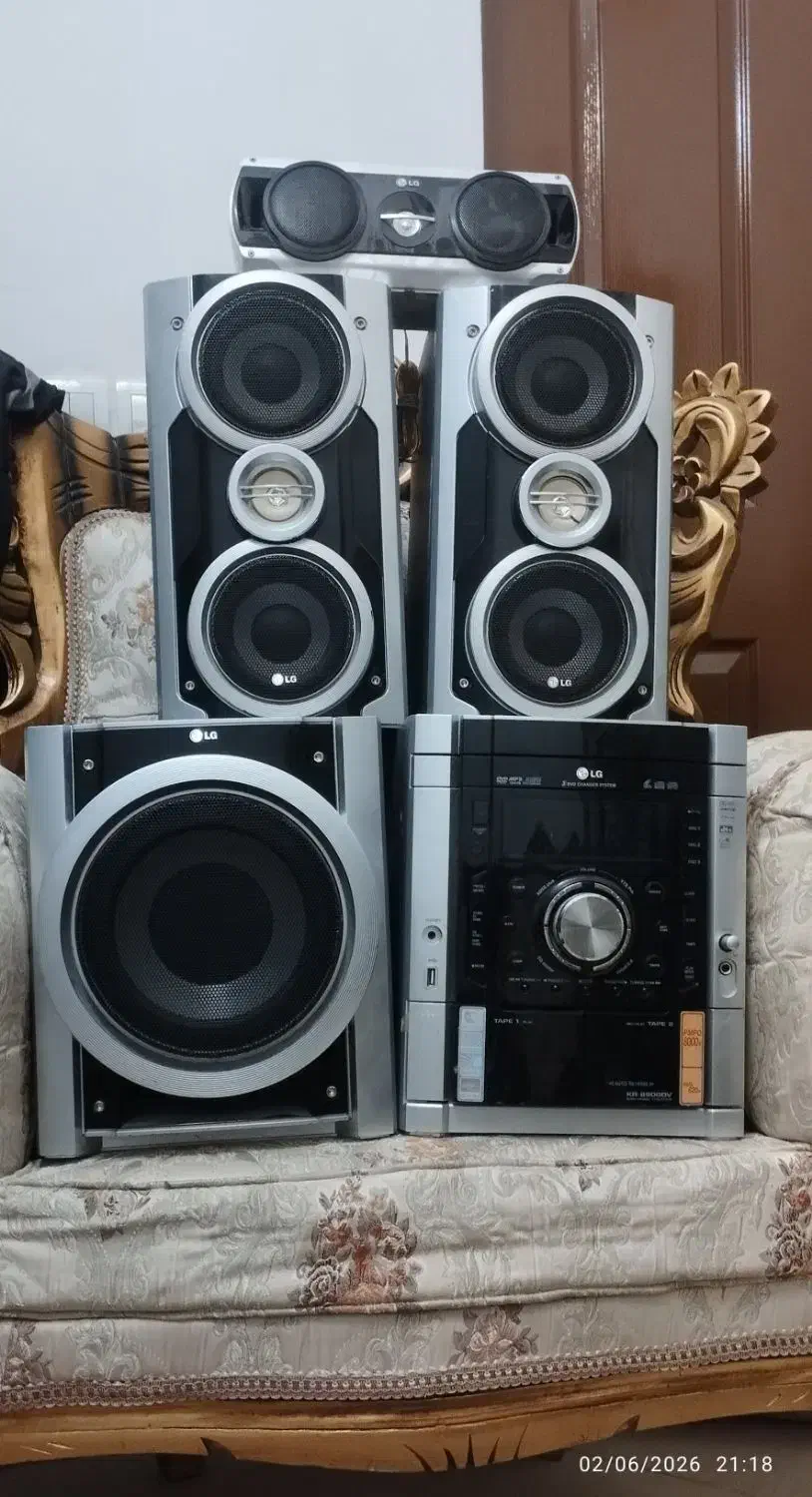 ضبطLG|سیستم صوتی خانگی|یزد, |دیوار