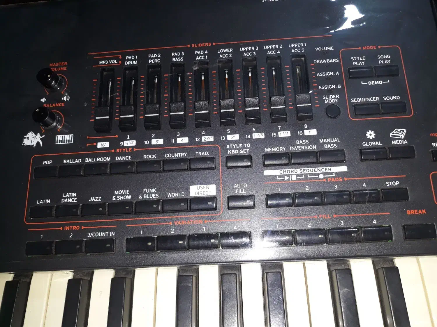 ارگ pa4x اورینتال|پیانو، کیبورد، آکاردئون|خرمآباد, |دیوار