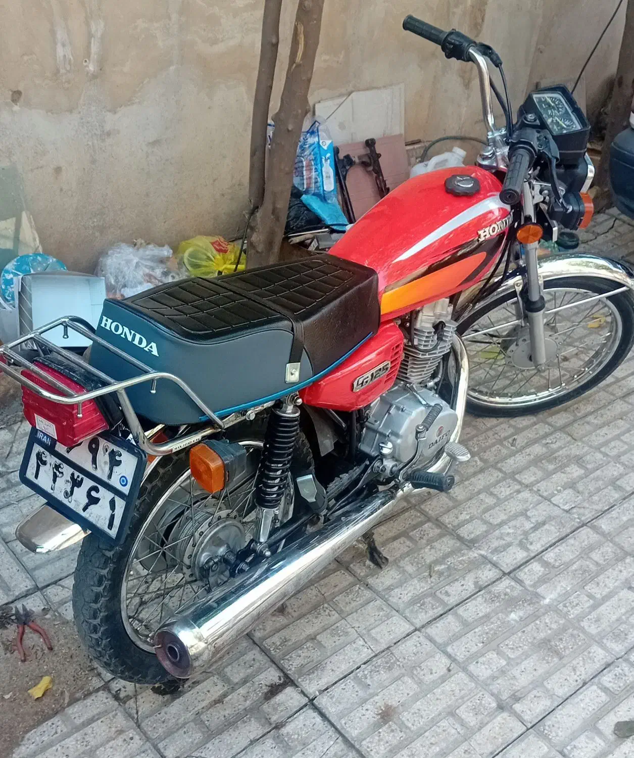 دینو CG 125 مدل 92 قرمز|موتورسیکلت|شیراز, کوشک میدان|دیوار