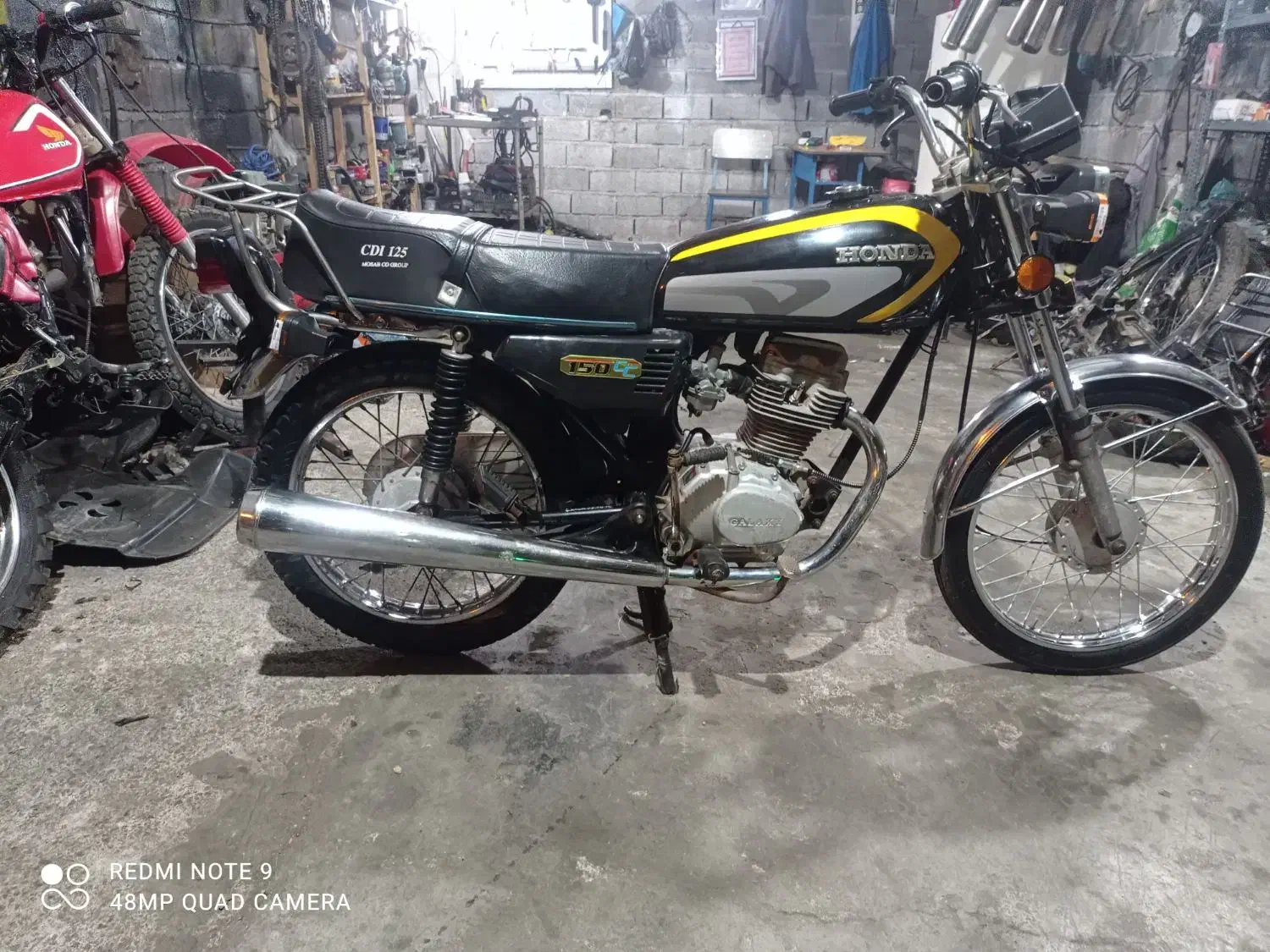 موتور 125مزایده|موتورسیکلت|رودبنه, |دیوار