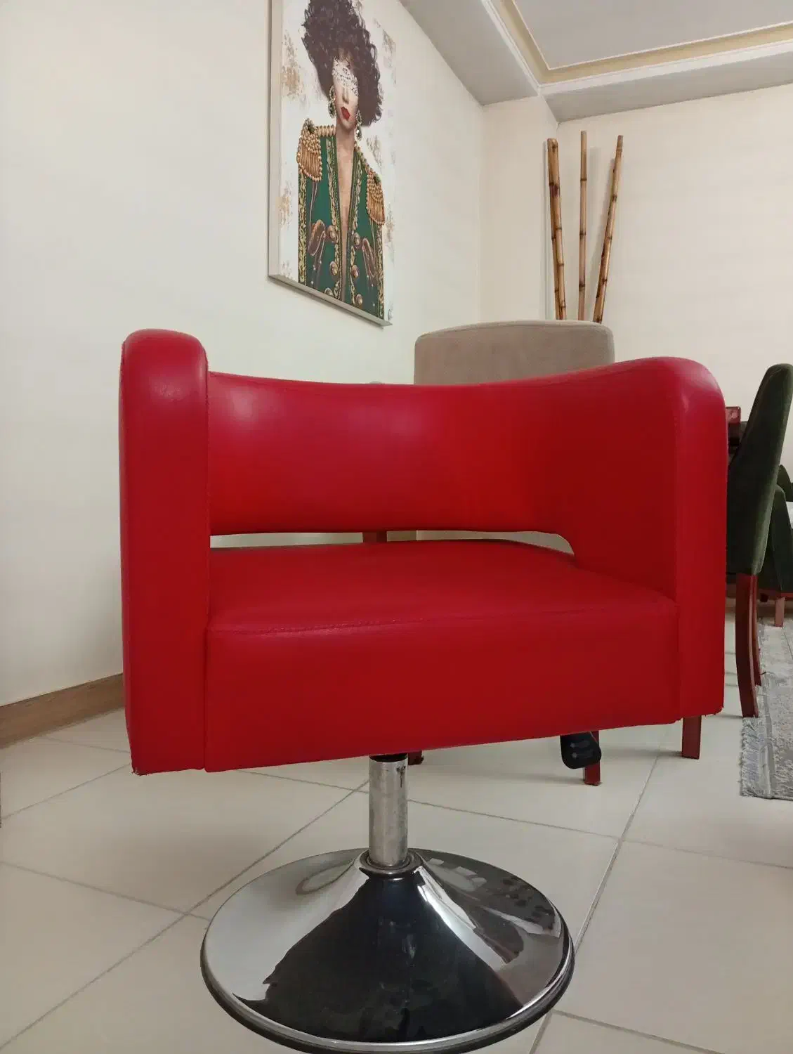 صندلی گردان پایه استیل|صندلی و نیمکت|فردیس, خیام غربی|دیوار