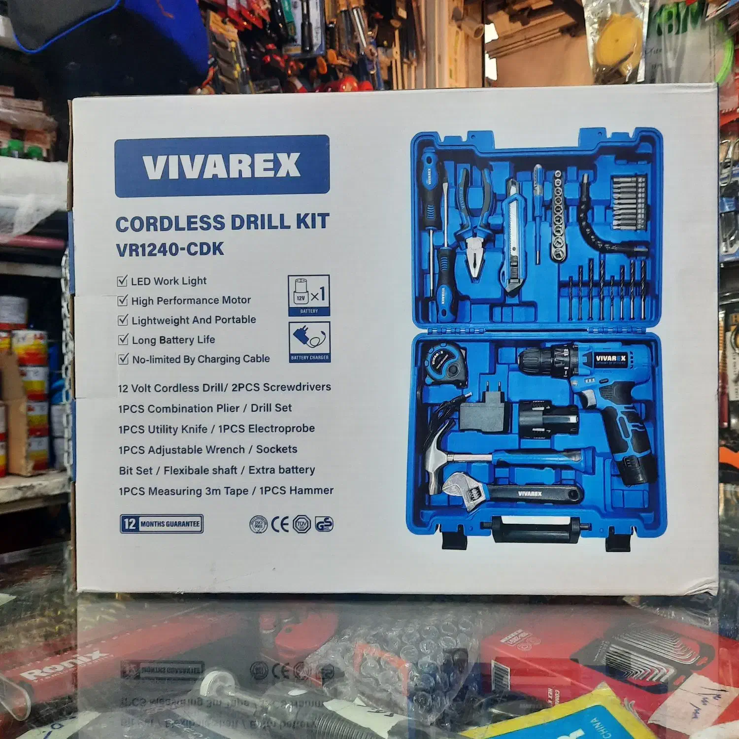 جشنواره دریل شارژی ویوارکس به همراه ۴۰ پارچه ابزار|ابزارآلات|تهران, نصرت|دیوار