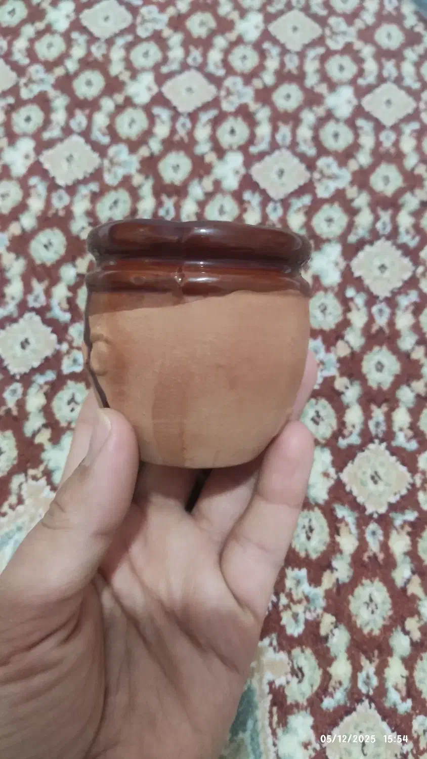 ظرف سفالی کوچک|صنایع دستی و سایر لوازم تزئینی|پاکدشت, پاکدشت (مامازند)|دیوار