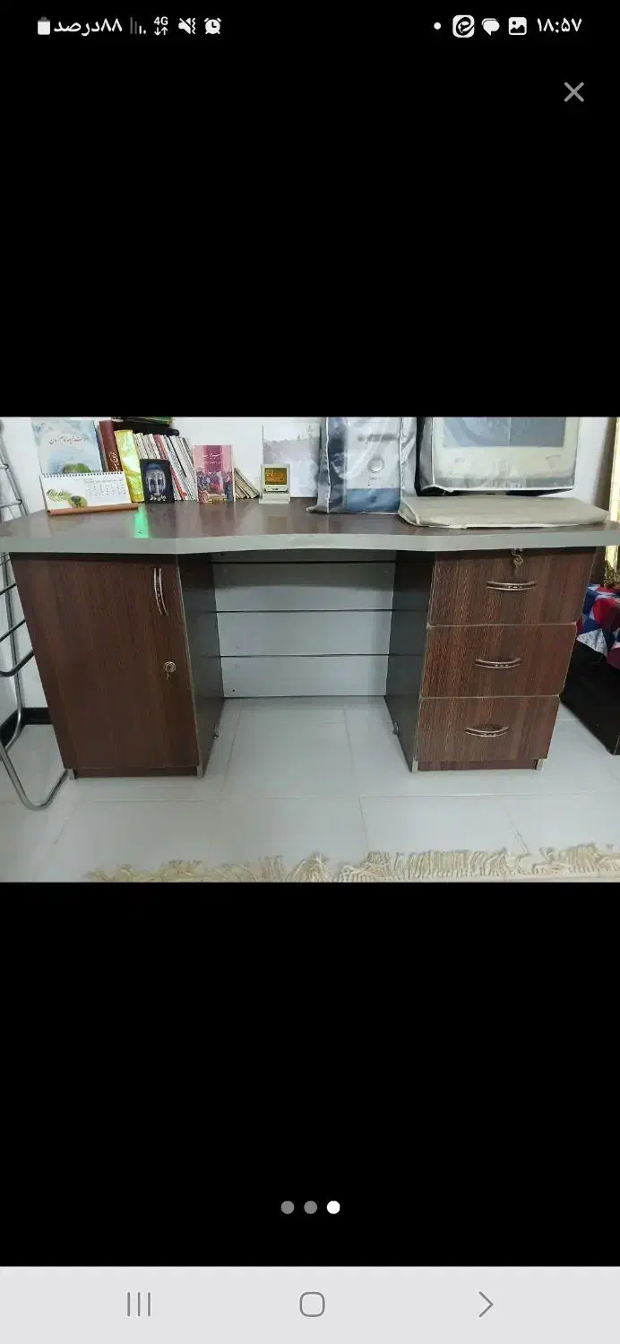 میز اداری سالم|میز تحریر و کامپیوتر|بجنورد, |دیوار