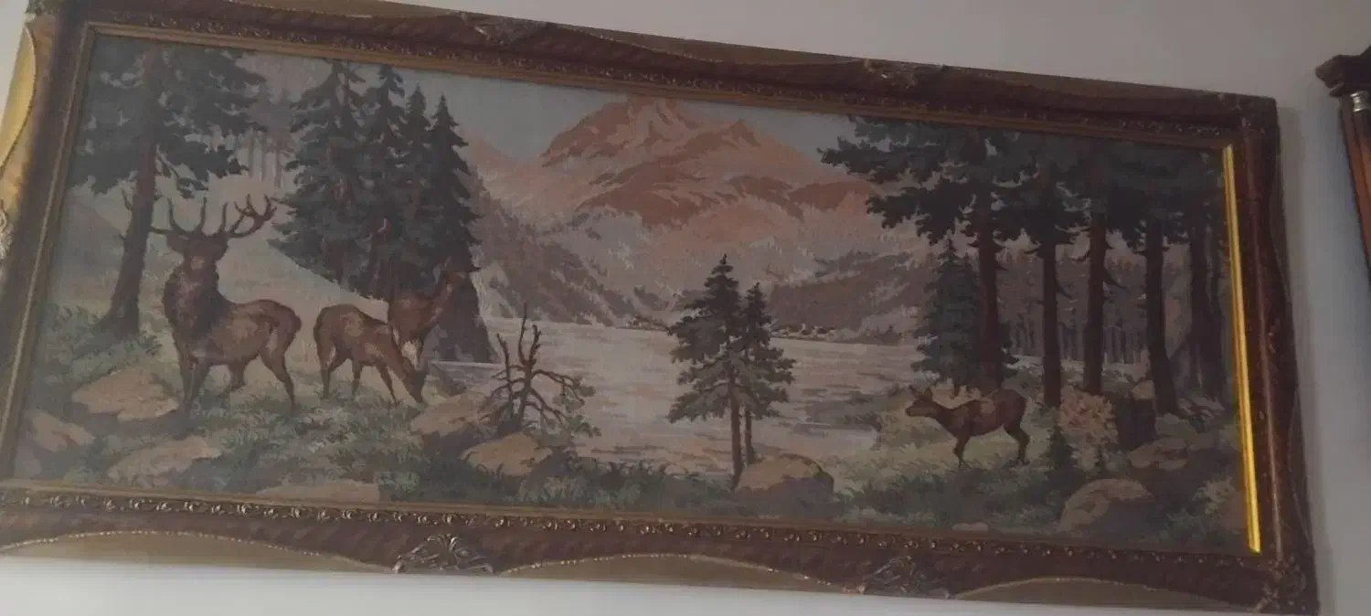 دو عدد قاب بزرگ منظره به فروش میرسد|تابلو فرش|زابل, |دیوار