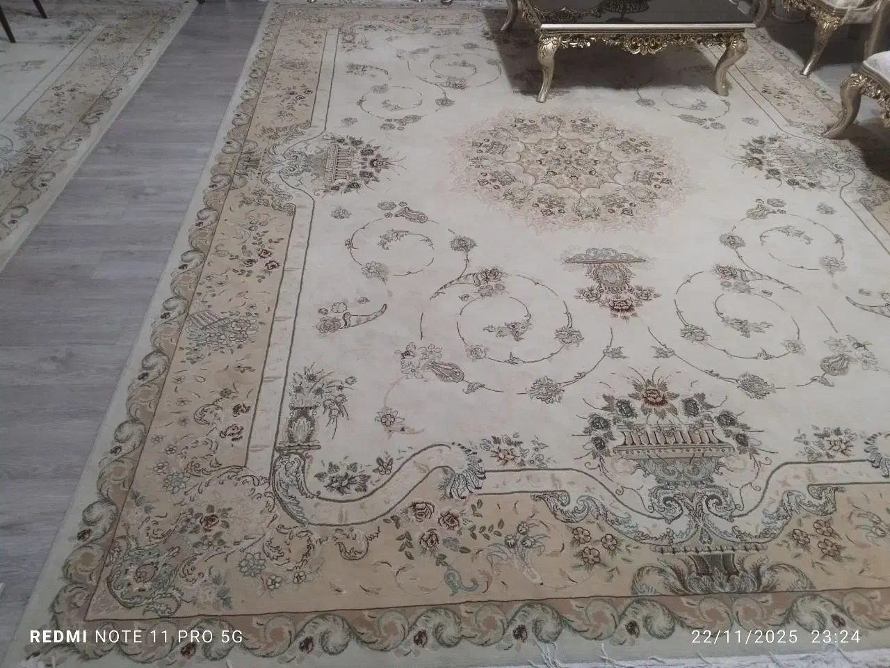 یک جفت فرش ۱۲ متری  ساوین  درحد نو|فرش|ایلام, |دیوار