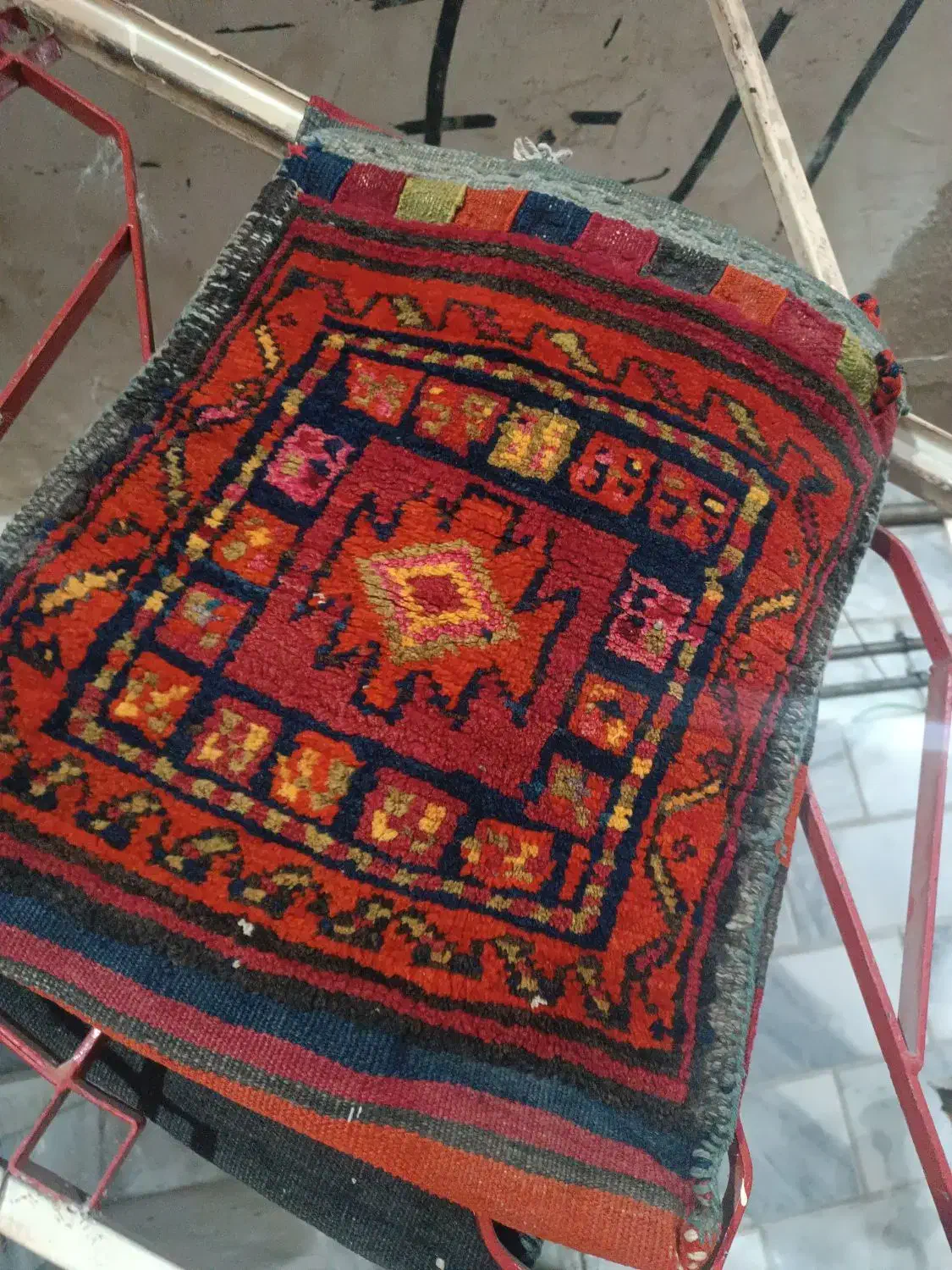 خورجین دستبافت|گلیم، جاجیم، گبه|میانه, |دیوار