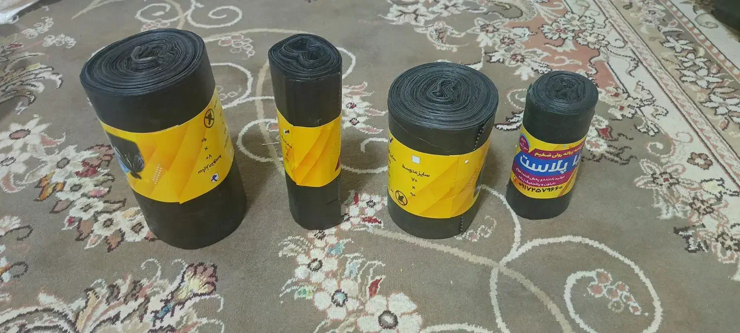 فروس کیسه زباله و سفره|ظروف نگهدارنده، پلاستیکی، یک‌بارمصرف|بندر کنگان, |دیوار