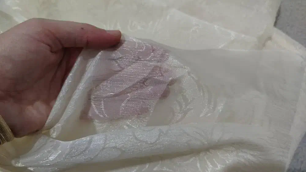 دو عدد پرده ندوخته|پرده، رانر، رومیزی|خرمآباد, |دیوار