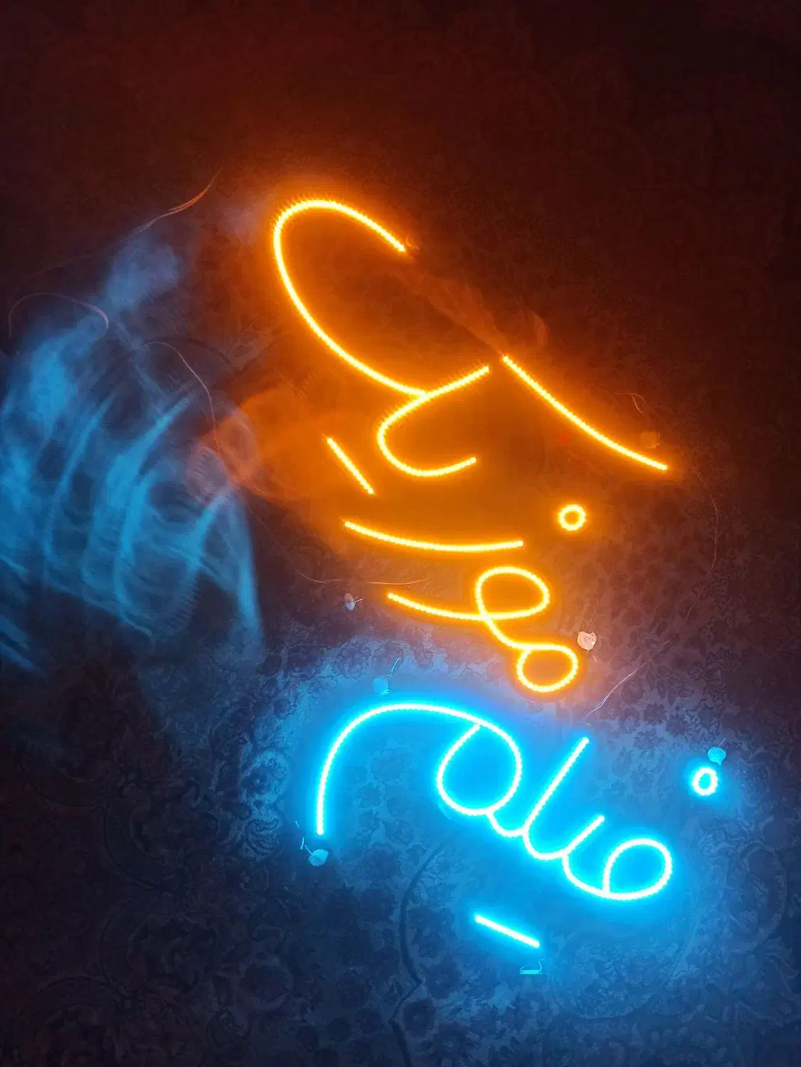 نئون ال دی سالم نو نو|ریسه و چراغ تزئینی|ورامین, ورامین|دیوار