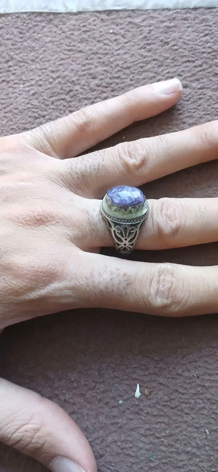 یاقوت نقره یاقوت  کبود اصل|جواهرات|شیراز, گلکوب|دیوار