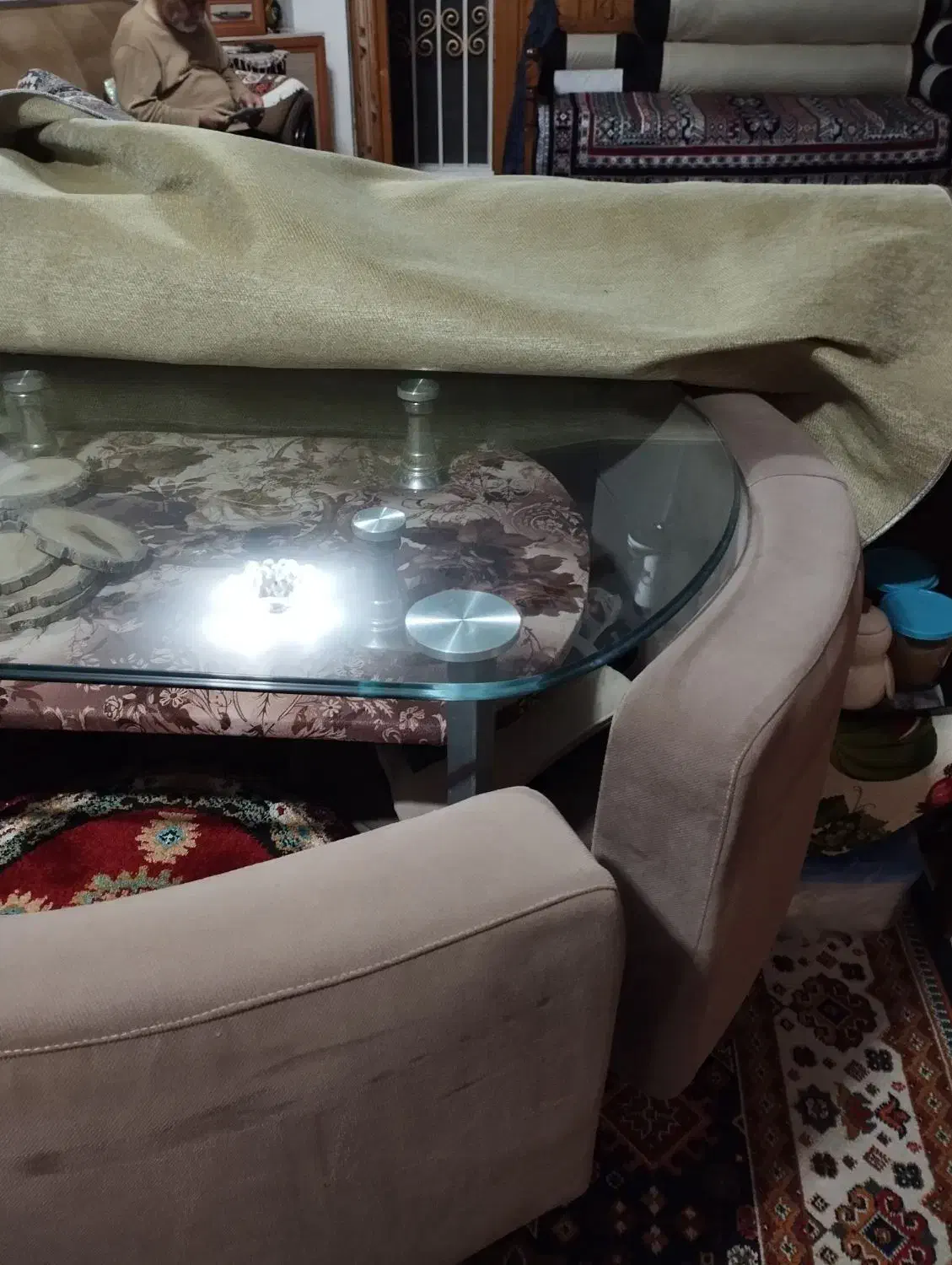 میز ناهارخوری ۳نفره|میز و صندلی غذاخوری|چابکسر, |دیوار