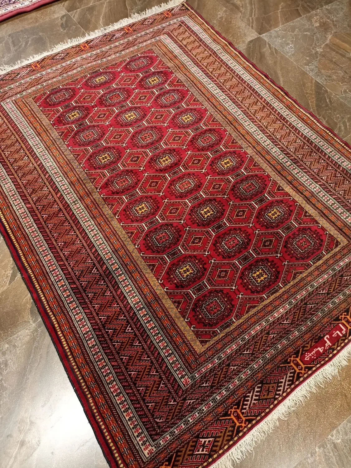 قالیچه ۳متری ترکمن|فرش|مشهد, ده دی|دیوار