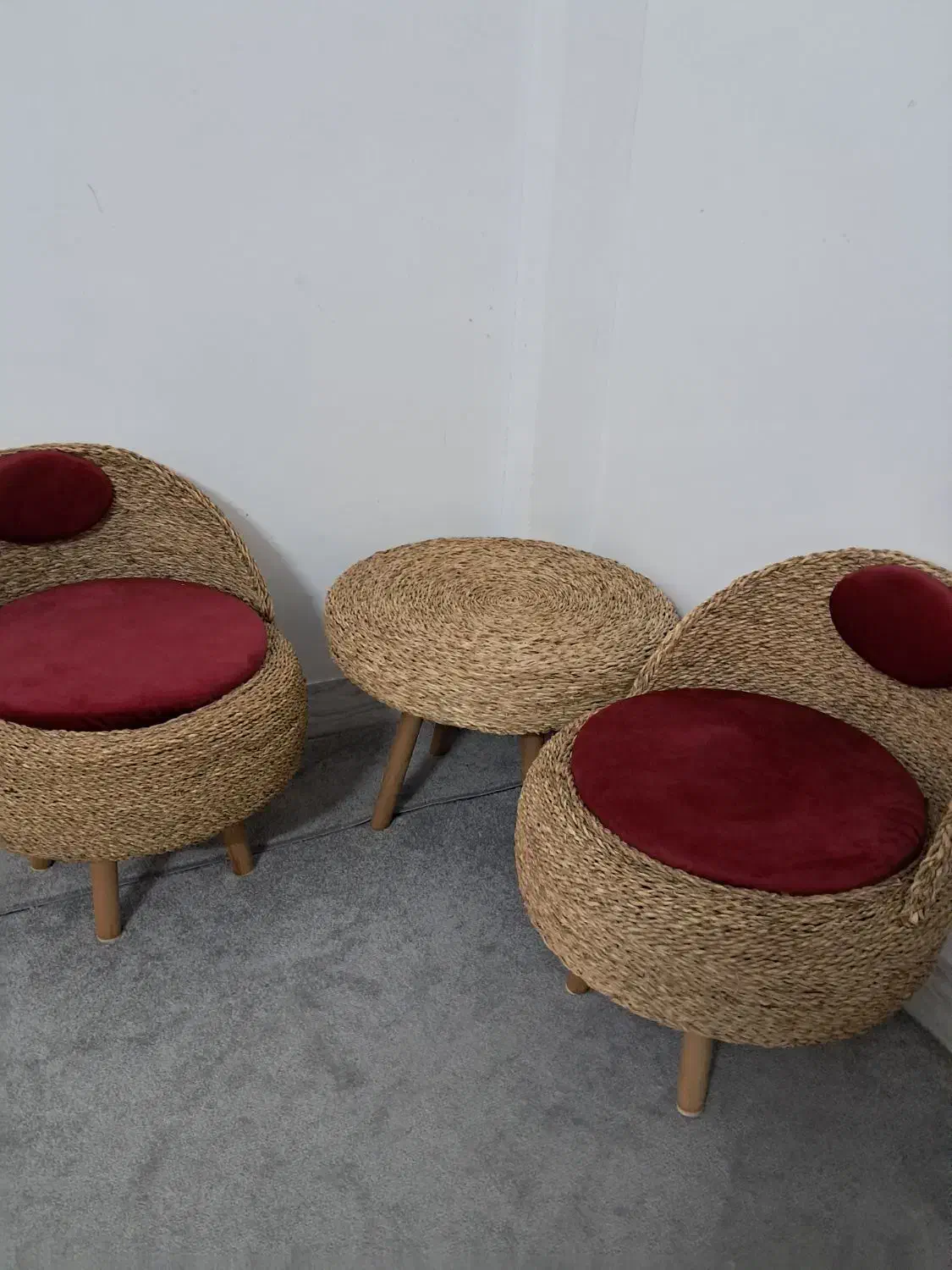 میز و صندلی حصیری|مبلمان خانگی و میز عسلی|سیجوال, |دیوار