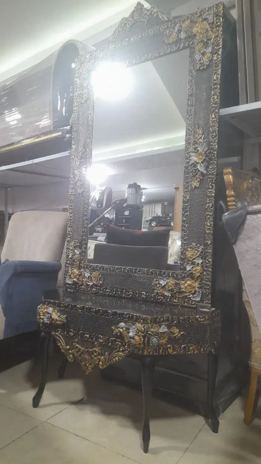 آینه کنسول بزرگ|بوفه، ویترین، کنسول|ماکو, |دیوار