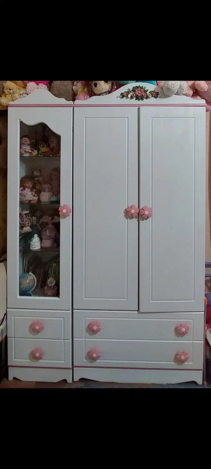 تخت و کمد دخترانه|تخت و سرویس خواب|رشت, استادسرا|دیوار