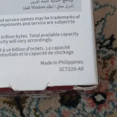 هارد توشیبا اکسترنال ۱ ترابایت ساخت فیلیپین آکبند|قطعات و لوازم جانبی رایانه|تهران, دروس|دیوار