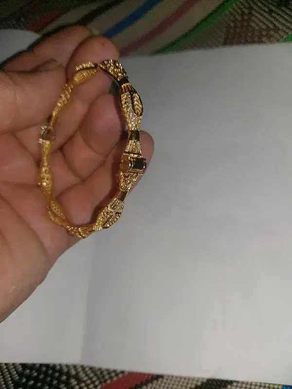 النگو دست بند طلایی شیک|بدلیجات|فردوسیه, |دیوار