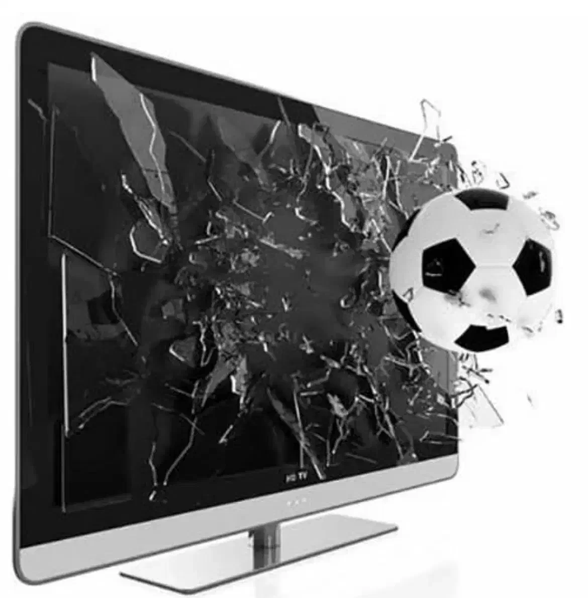 تی وی شکسته|تلویزیون و پروژکتور|ایلام, |دیوار