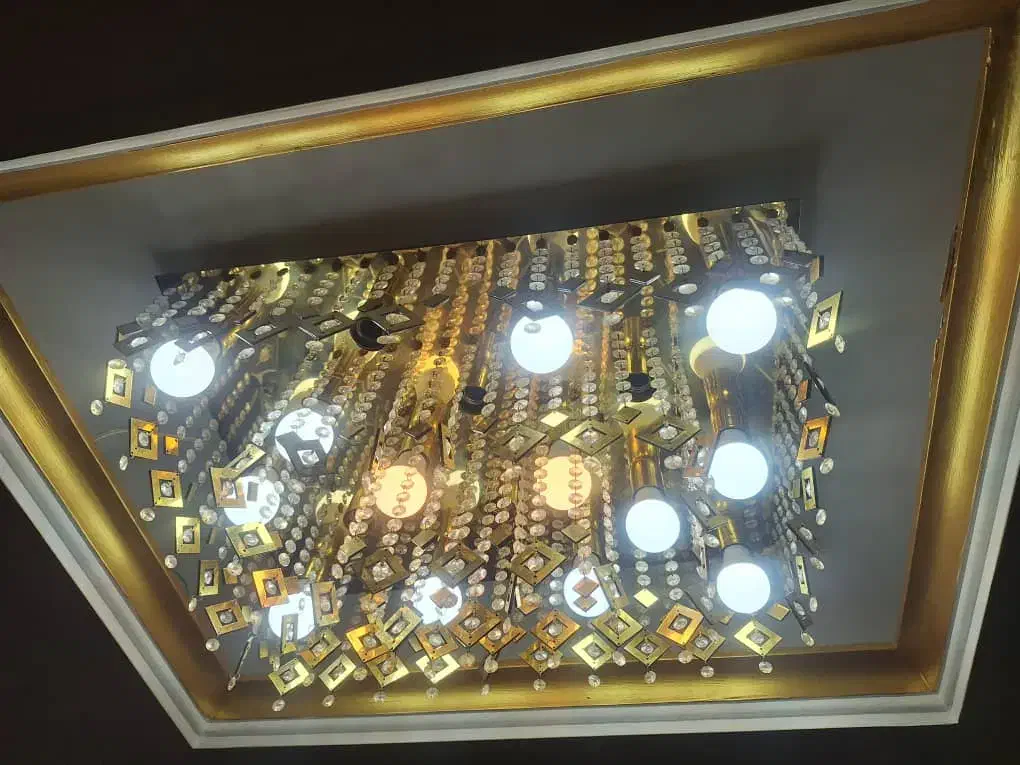 لوستر کریستالی|لوستر و چراغ آویز|اهواز, کوی مهدیس|دیوار